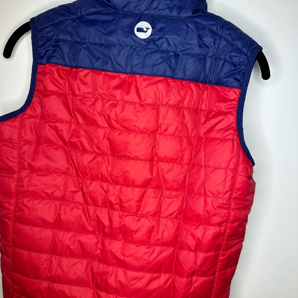 Vineyard Vines Youth Boys Medium Blue Puffer Vest NWT $98 Retail - Picture 3 of 4